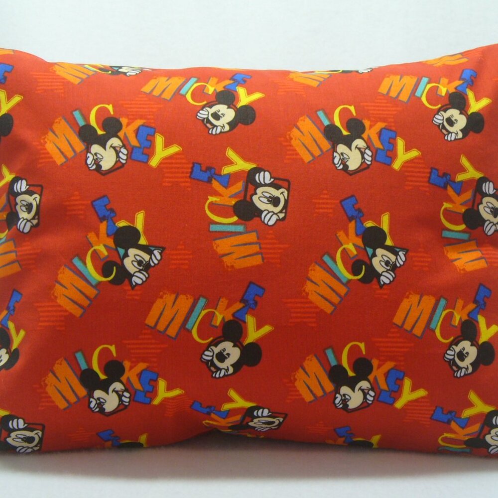 Mickey Colorful Name Travel Pillow